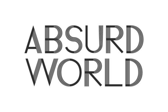 A Designer's Take on the Bold Absurd World Typeface