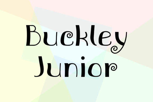 Buckley Junior: A Display Font with Personality and Purpose