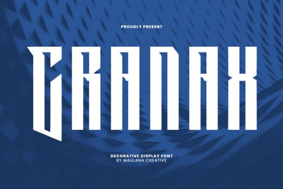 Cranax: A Bold Display Font That Brings Creative Energy