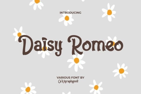 Daisy Romeo: The Curly Display Font with Western Flair