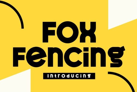 Fox Fencing: A Playful Typeface for Bold Branding