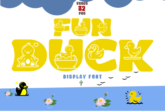 Fun Duck: The Whimsical Typeface That Brings Playful Energy to Your Projects