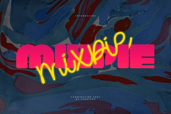 Mixpie: Where Bold Meets Script in Perfect Harmony