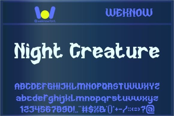 Night Creature: A Font That Weaves Fantasy Into Your Brand