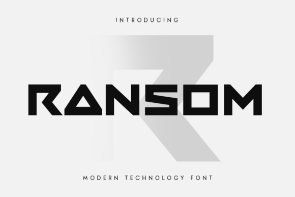 Ransom: The Bold Display Font for Modern Branding