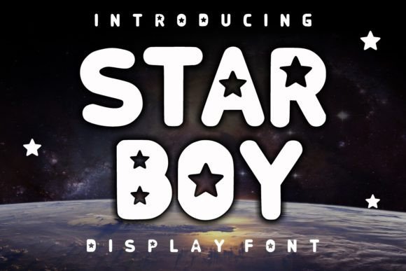 Star Boy: A Bold Display Font for Festive Projects