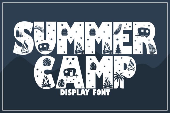 Summer Camp: A Fun Font for Creative Projects